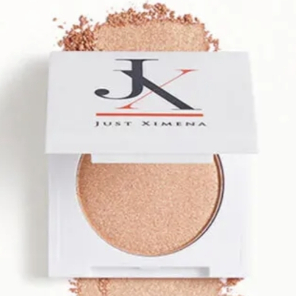 JUST XIMENA JX Highlighter Sparkling Champagne Shimmer Glitter Shine Makeup NWOT